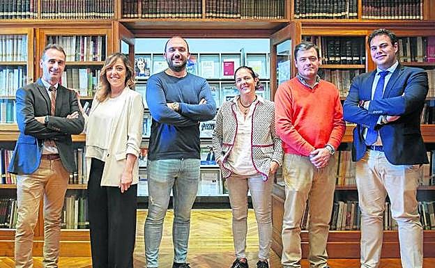 David Ramos, Tayma García, Eduardo Casanova, Marta de la Fuente, Jaime, Algueró y Jesús Tortosa