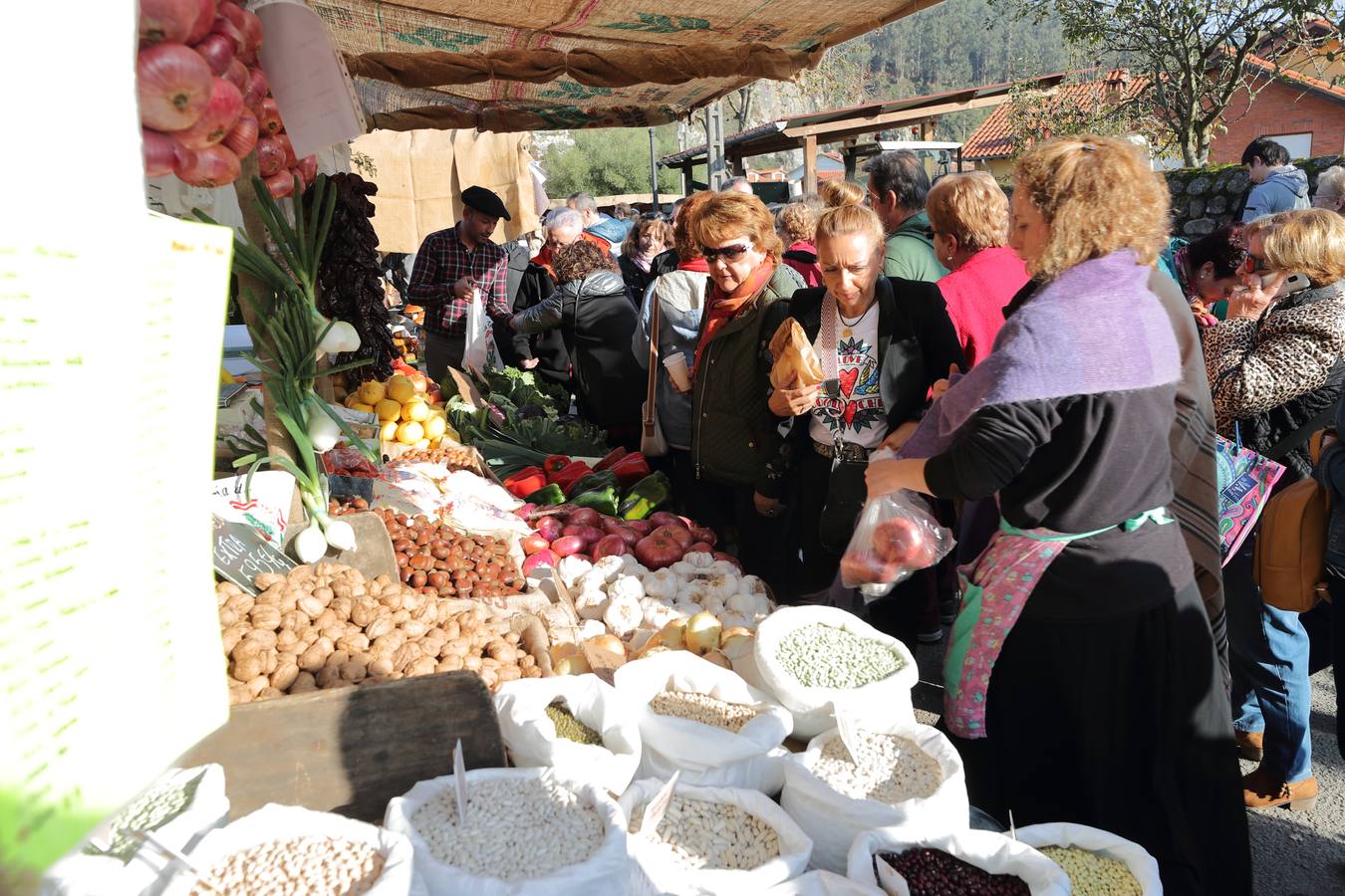 La villa cántabra se volcó con la celebración de su tradicional feria de la Alubia.