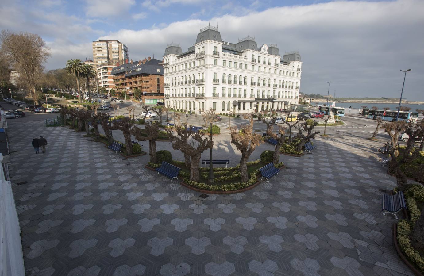 Plaza de Italia en El Sardinero.