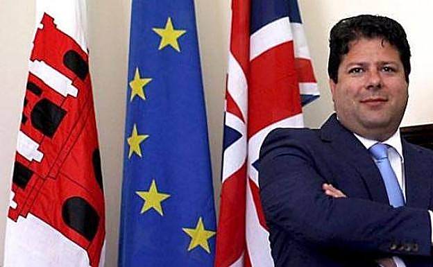 Imagen de archivo del ministro principal de Gibraltar, Fabián Picardo. 