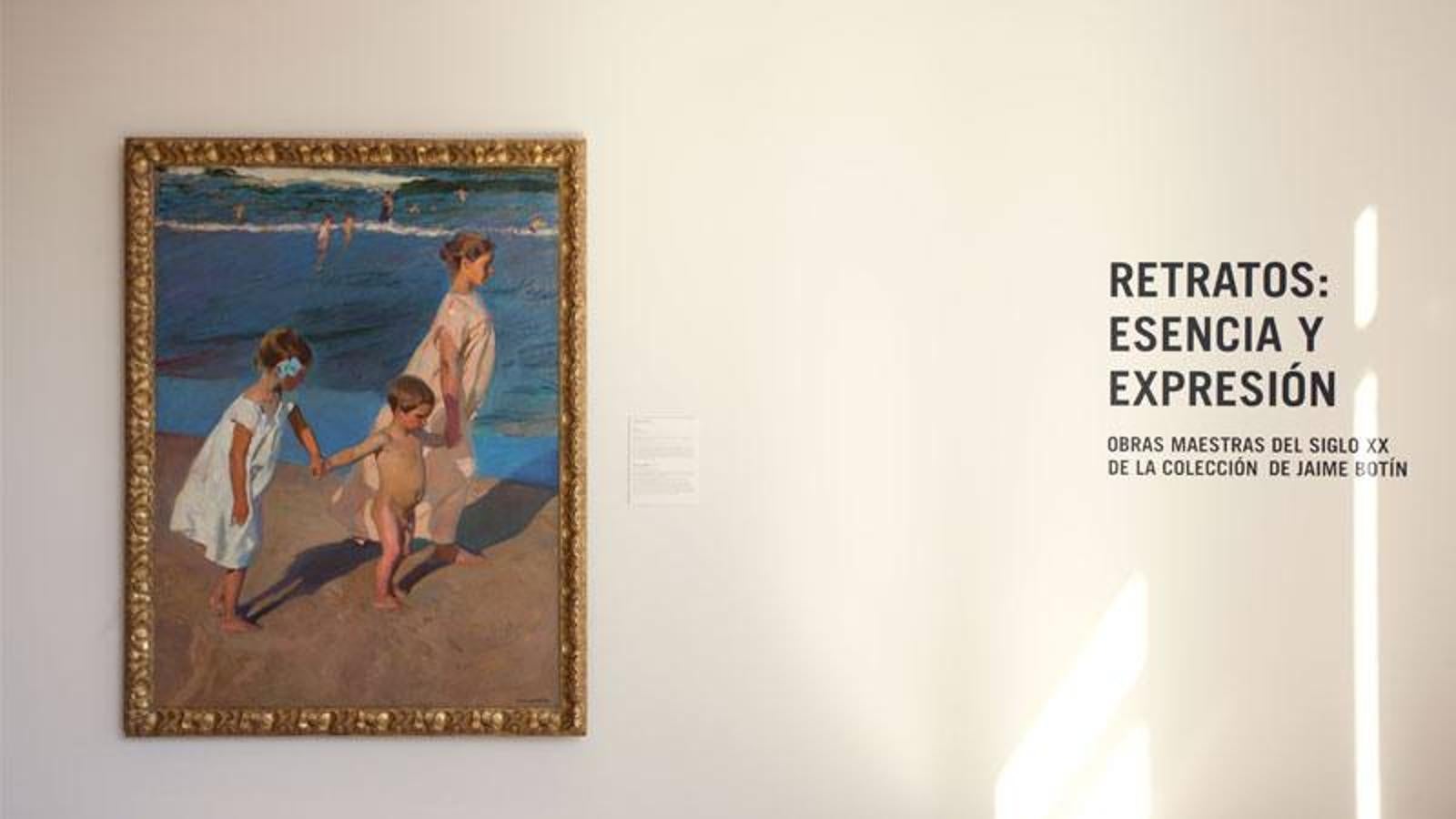 Vista exposición Retratos: esencia y expresión, 2018. 