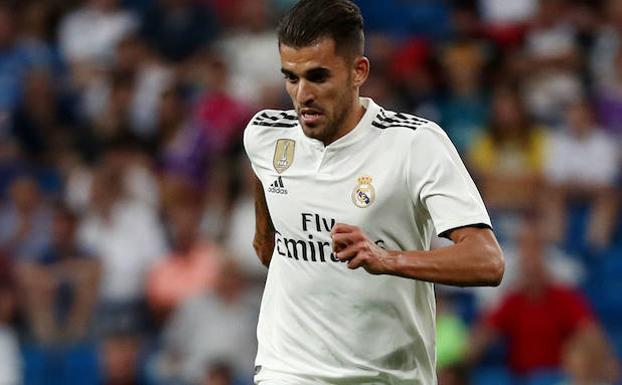 Ceballos, durante un partido de esta temporada. 