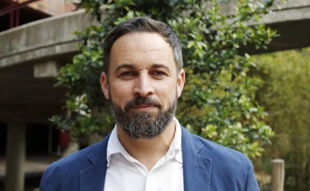 El presidente de Vox, Santiago Abascal.