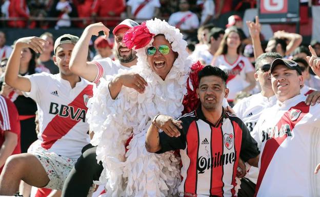 Aficionados de River Plate. 