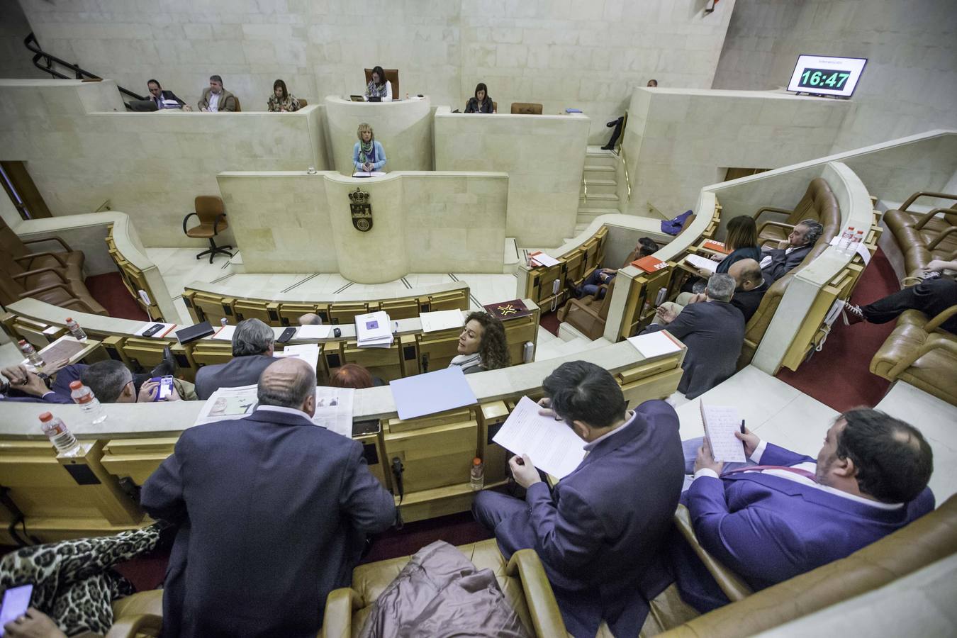 Fotos: Pleno del Parlamento de Cantabria para debatir el proyecto de Ley de derechos de las personas con discapacidad