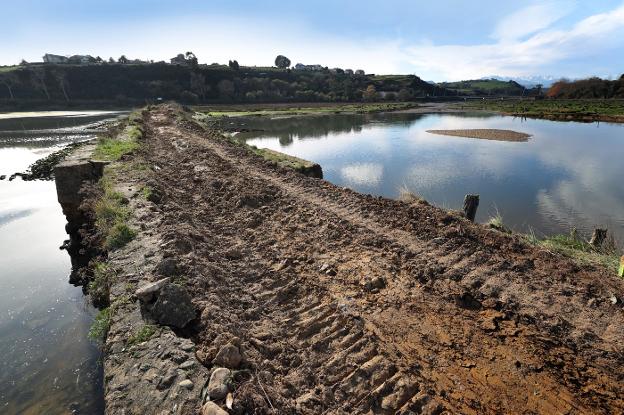 El dique será retirado y se construirá un camino más compatible con el ecosistema. 