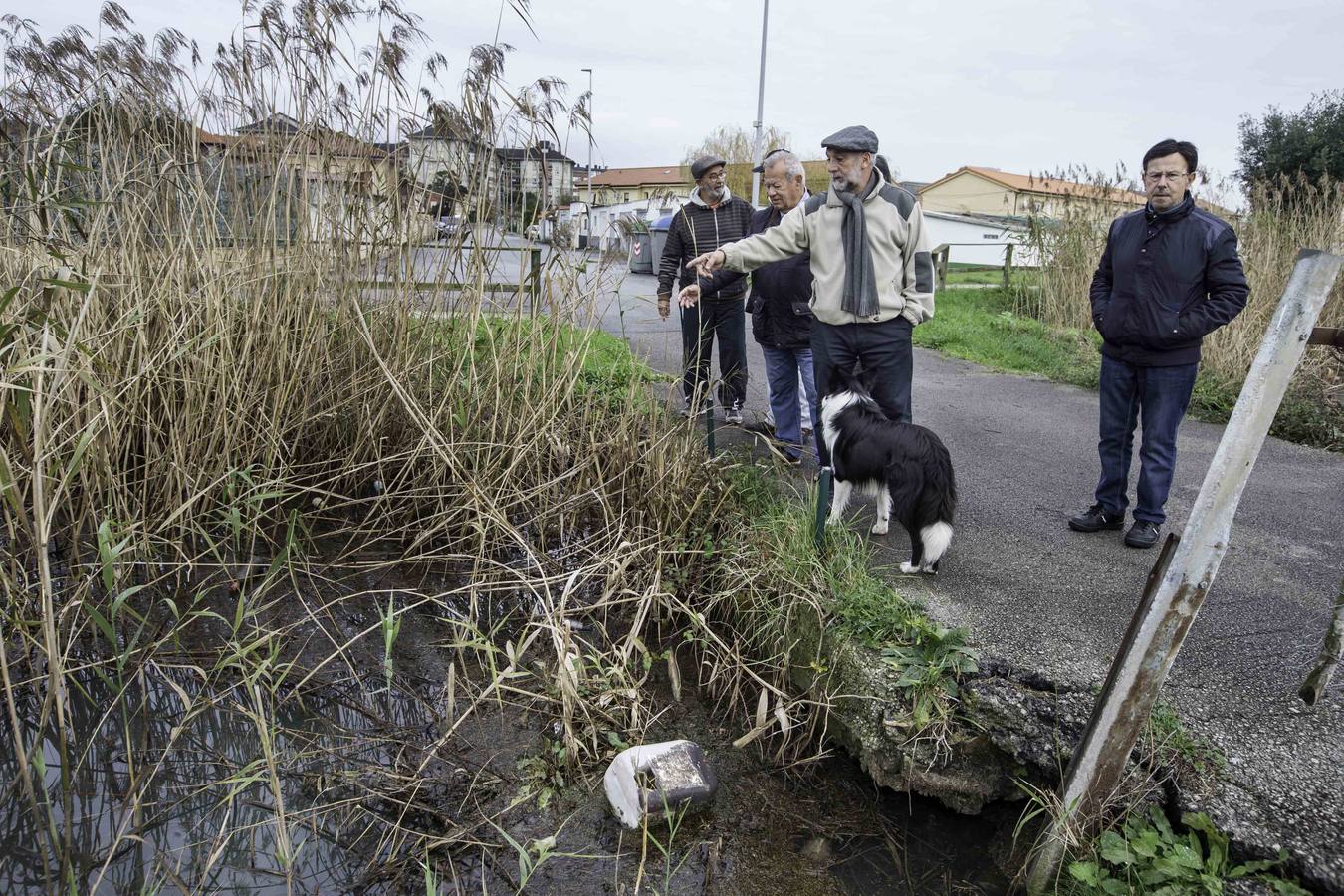 Fotos: Denuncian vertidos incontrolados en la Ría de Raos