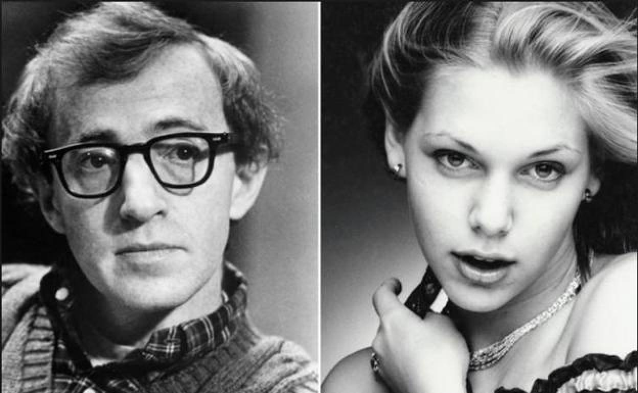 Woody Allen y la modelo Christina Engelhardt en la época en que estuvieron juntos.