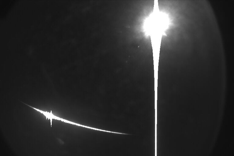 Captado desde la cámara de meteoros de la Universidad Pública de Navarra.