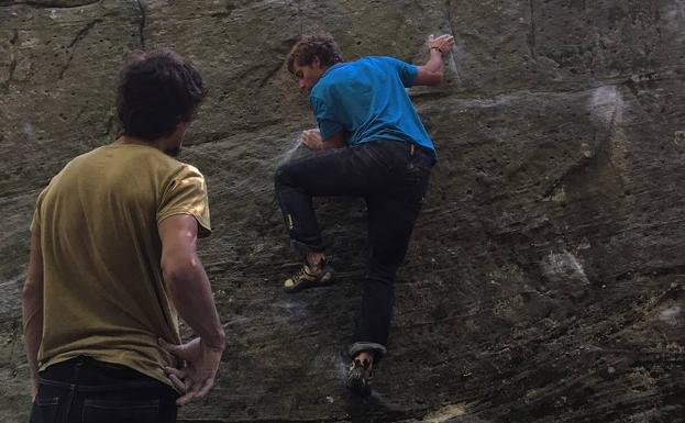 Escalada en Rozas.