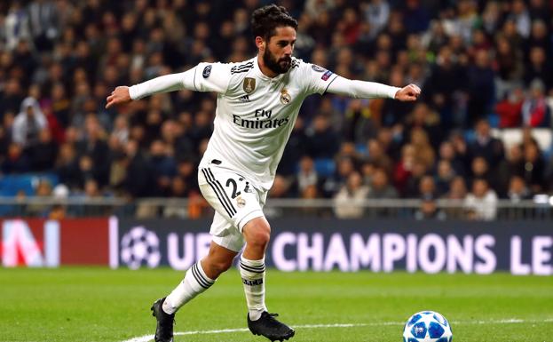 Isco, durante un partido de Champions. 