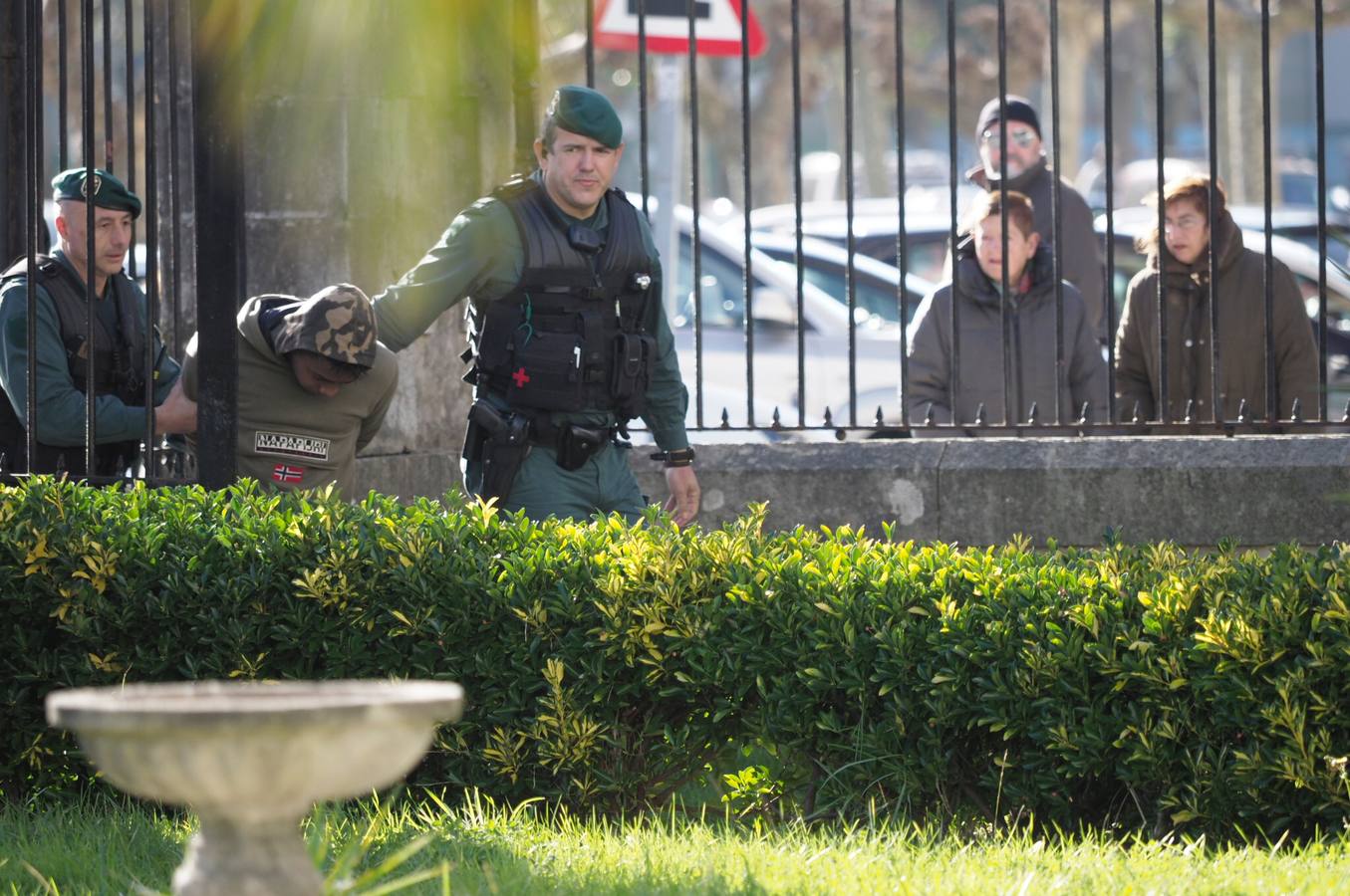 Fotos: El asesino de Laredo, llevado ante el juez