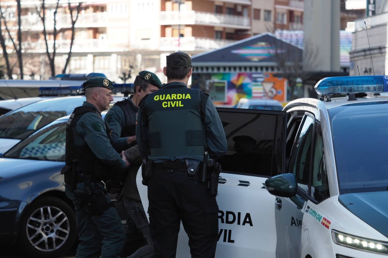 Fotos: El asesino de Laredo, llevado ante el juez