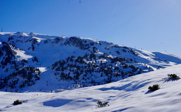 La estación de Baqueira, durante una imagen de estas navidades