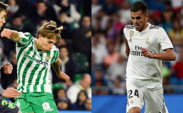 Sergio Canales y Dani Ceballos, ambos con sus respectivos equipos. 