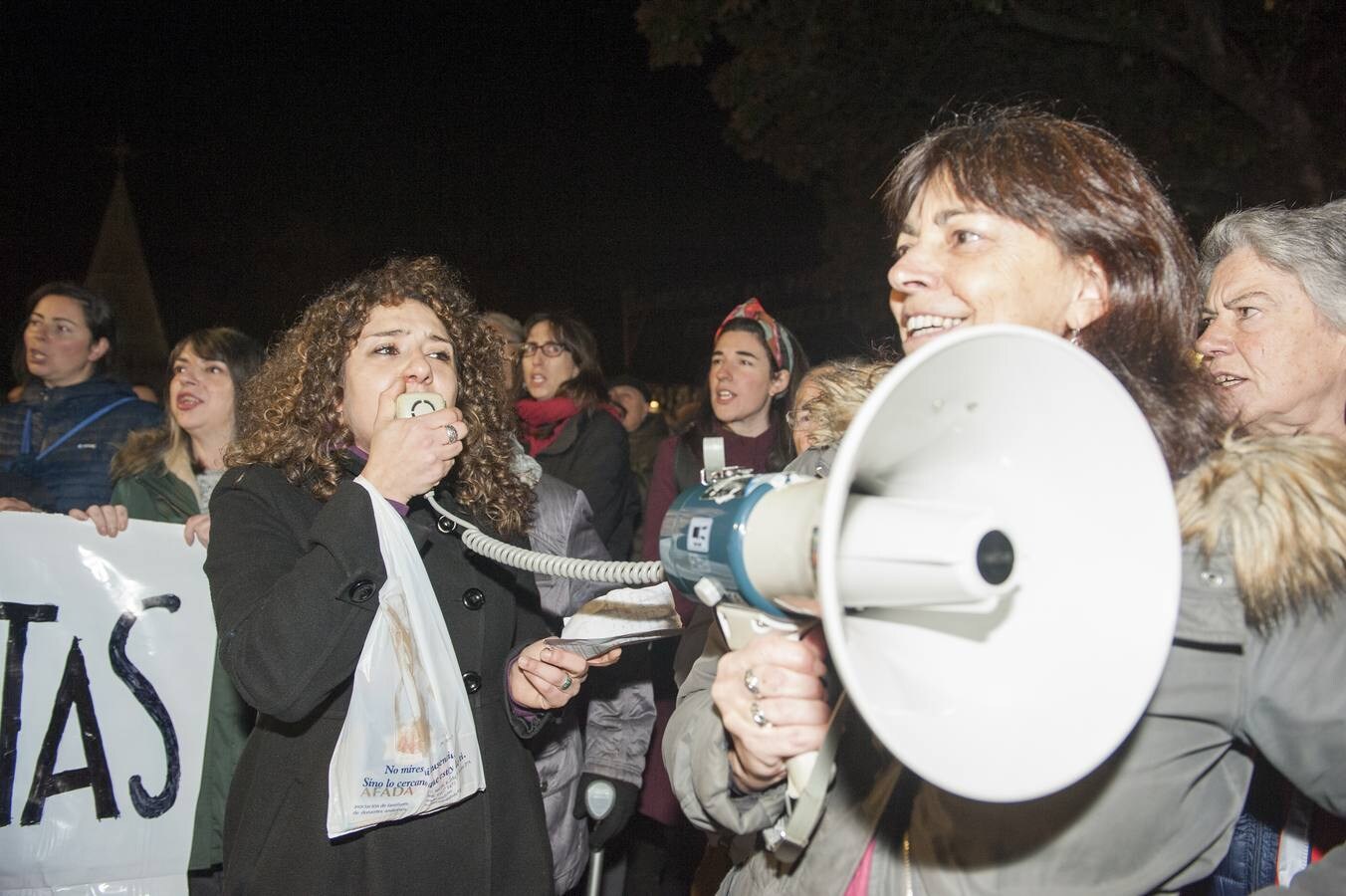 Fotos: Las feministas llaman en Santander a no dar un paso atrás en los derechos de las mujeres