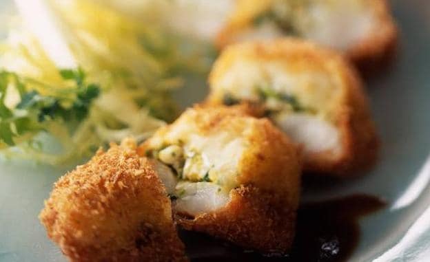 Croquetas de langostinos