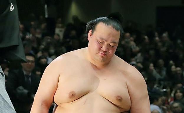 El gran campeón de sumo Kisenosato. 