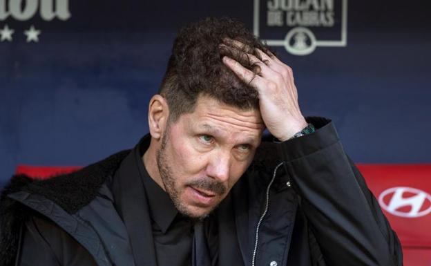 Diego Pablo Simeone, entrenador del Atlético de Madrid. 