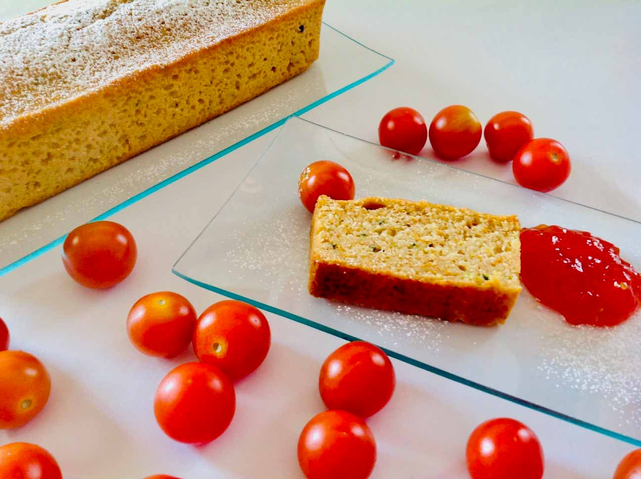 Presentación de la receta, un postre sabroso y saludable.