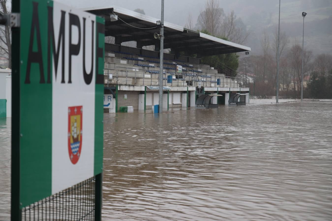 Imágenes de las inundaciones en las zonas de Ampuero y Soba