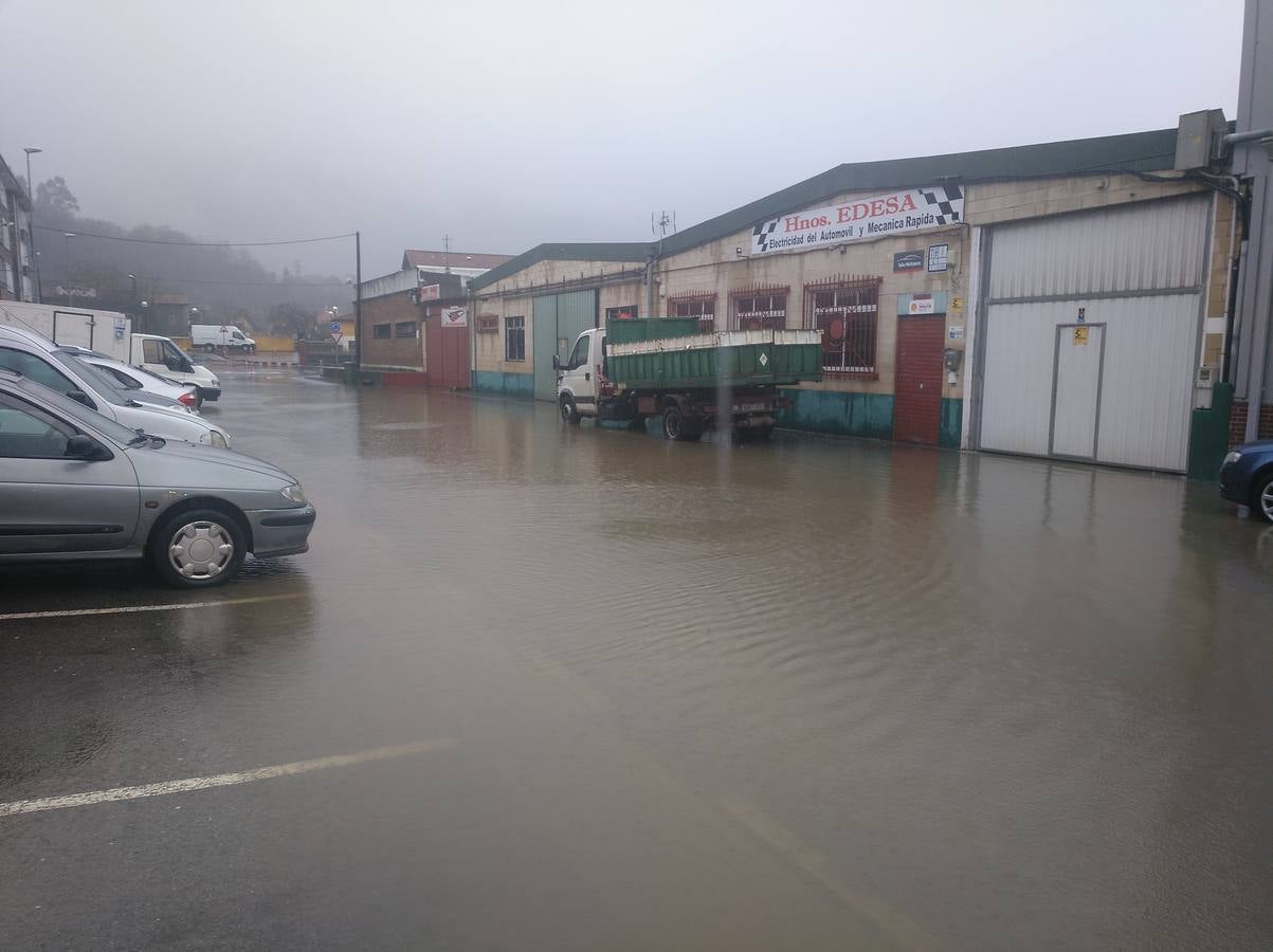 Imágenes de las inundaciones en las zonas de Ampuero y Soba