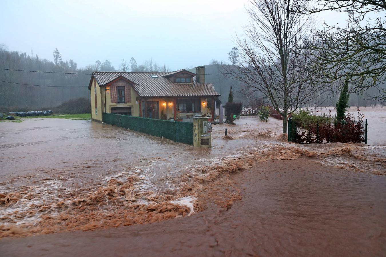 Fotos: Las inundaciones en los municipios de Mazcuerras y Cabezón de la Sal