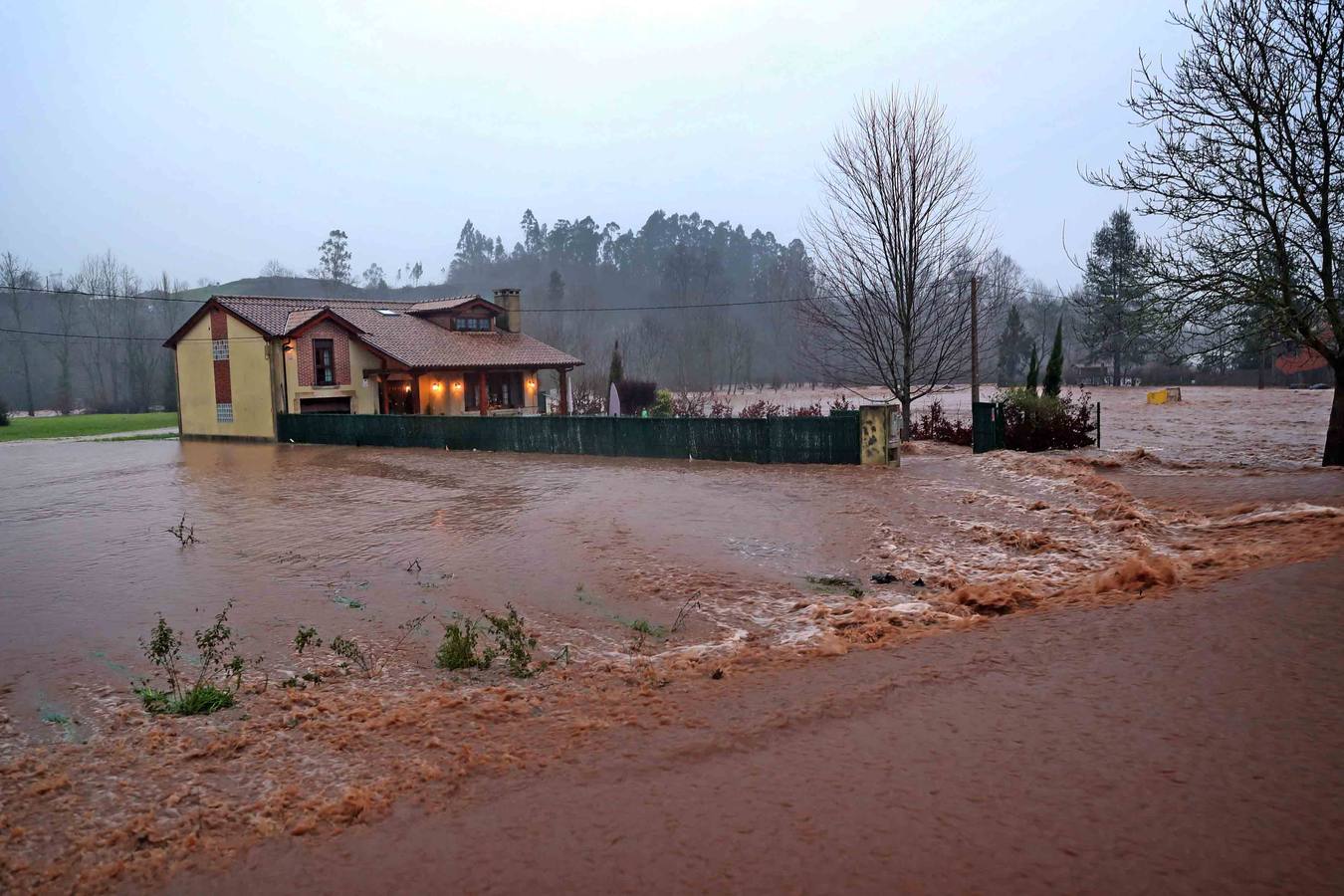 Fotos: Las inundaciones en los municipios de Mazcuerras y Cabezón de la Sal