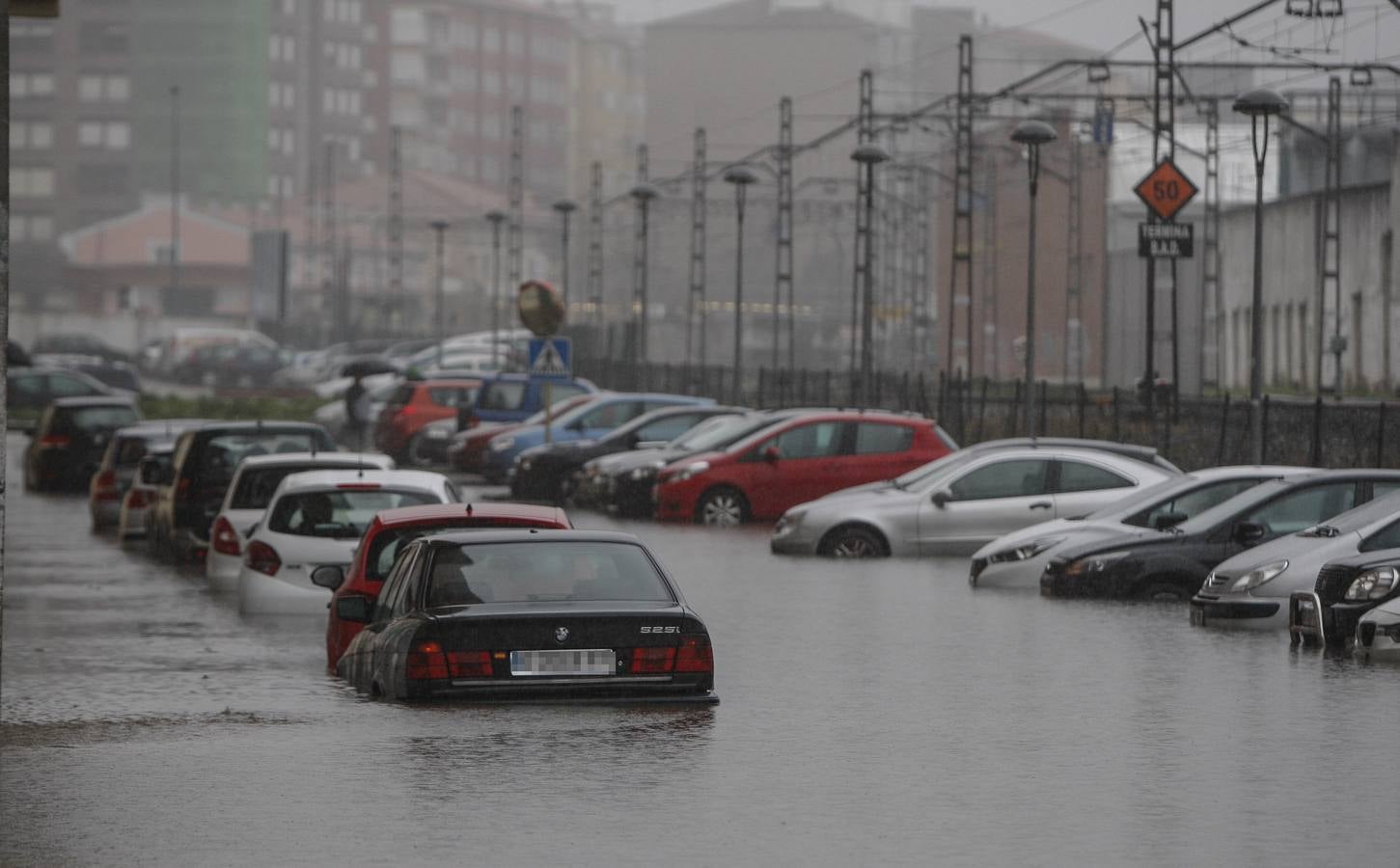 Fotos: Torrelavega inundada