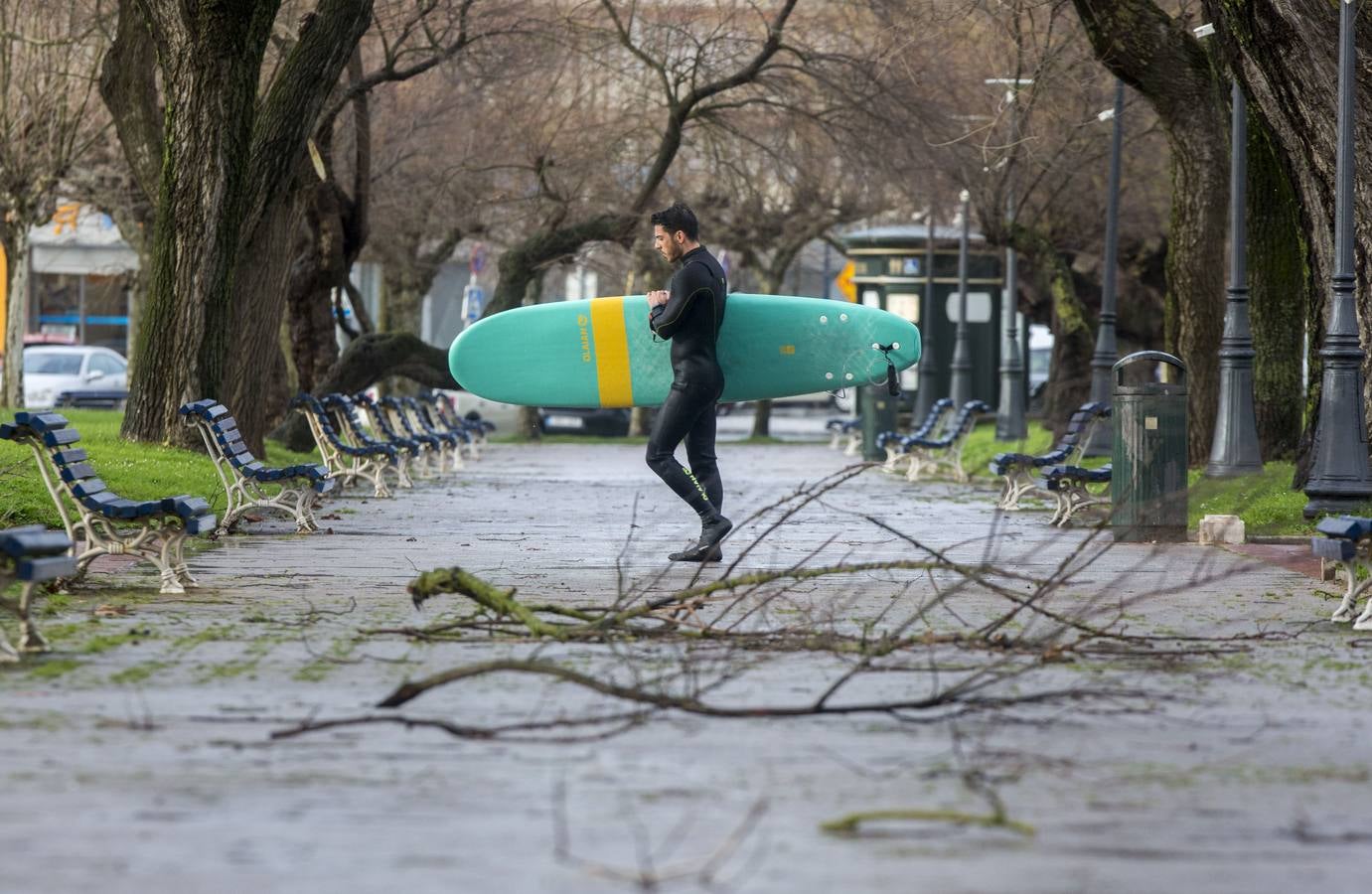 Fotos: La borrasca &#039;Gabriel&#039; deja viento y lluvia en Cantabria