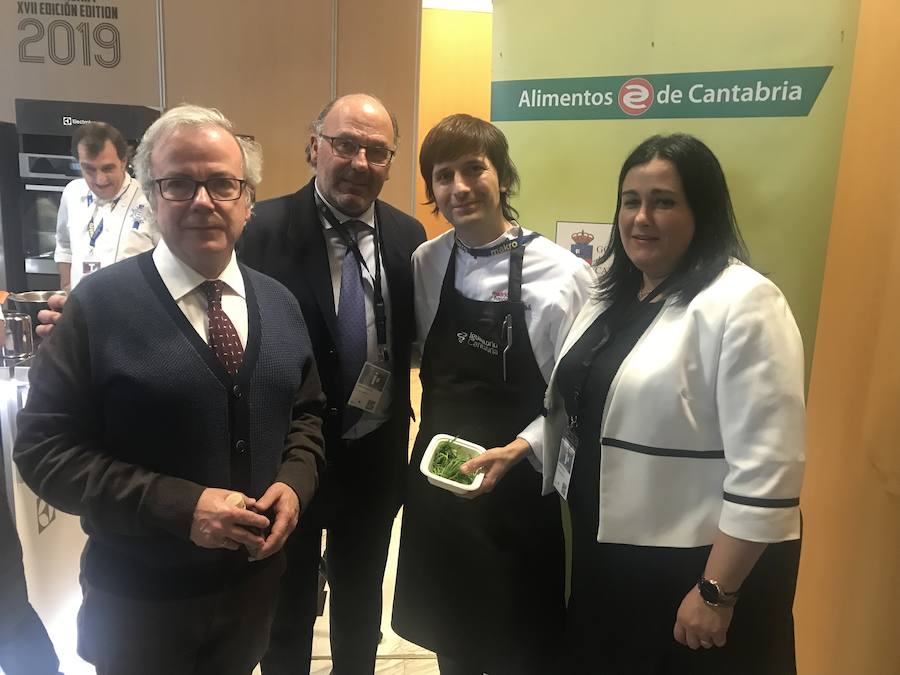 Fernando Mier, Javier Carrión, Sergio Bastard y Mónica Berrazueta, a la conclusión de un taller. 