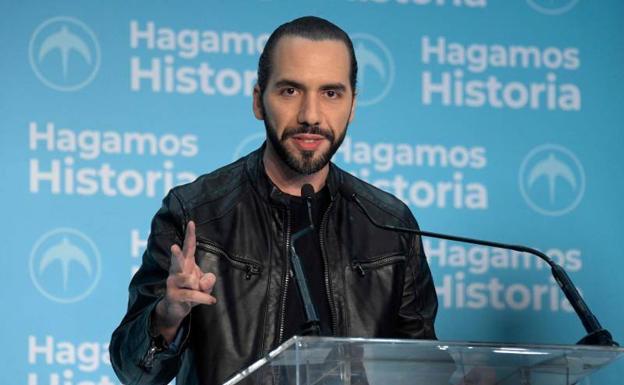 El ganador de las elecciones salvadoreñas, Nayib Bukele.