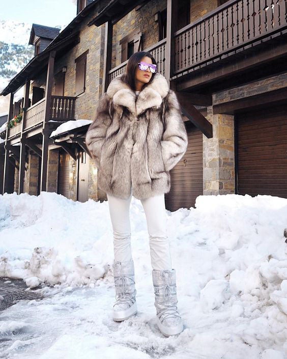 La 'it-girl' @martalozanop, con un lookazo invernal.