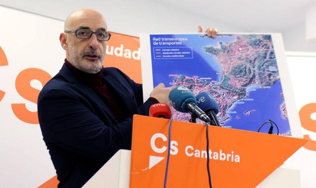 Ciudadanos culpa a PP, PSOE y PRC que Cantabria quede «aislada» de Corredor Atlántico