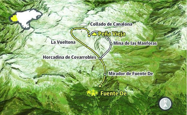 Trazado del recorrido, sobre un total de 10,700 kilómetros.