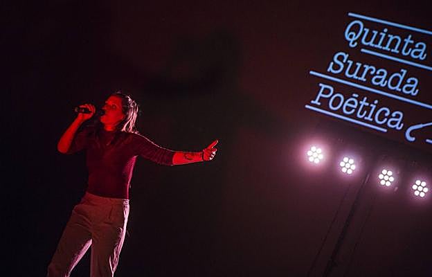 Alejandra Martínez de Miguel ganó el 'Poetry Slam' de Madrid en 2017. 