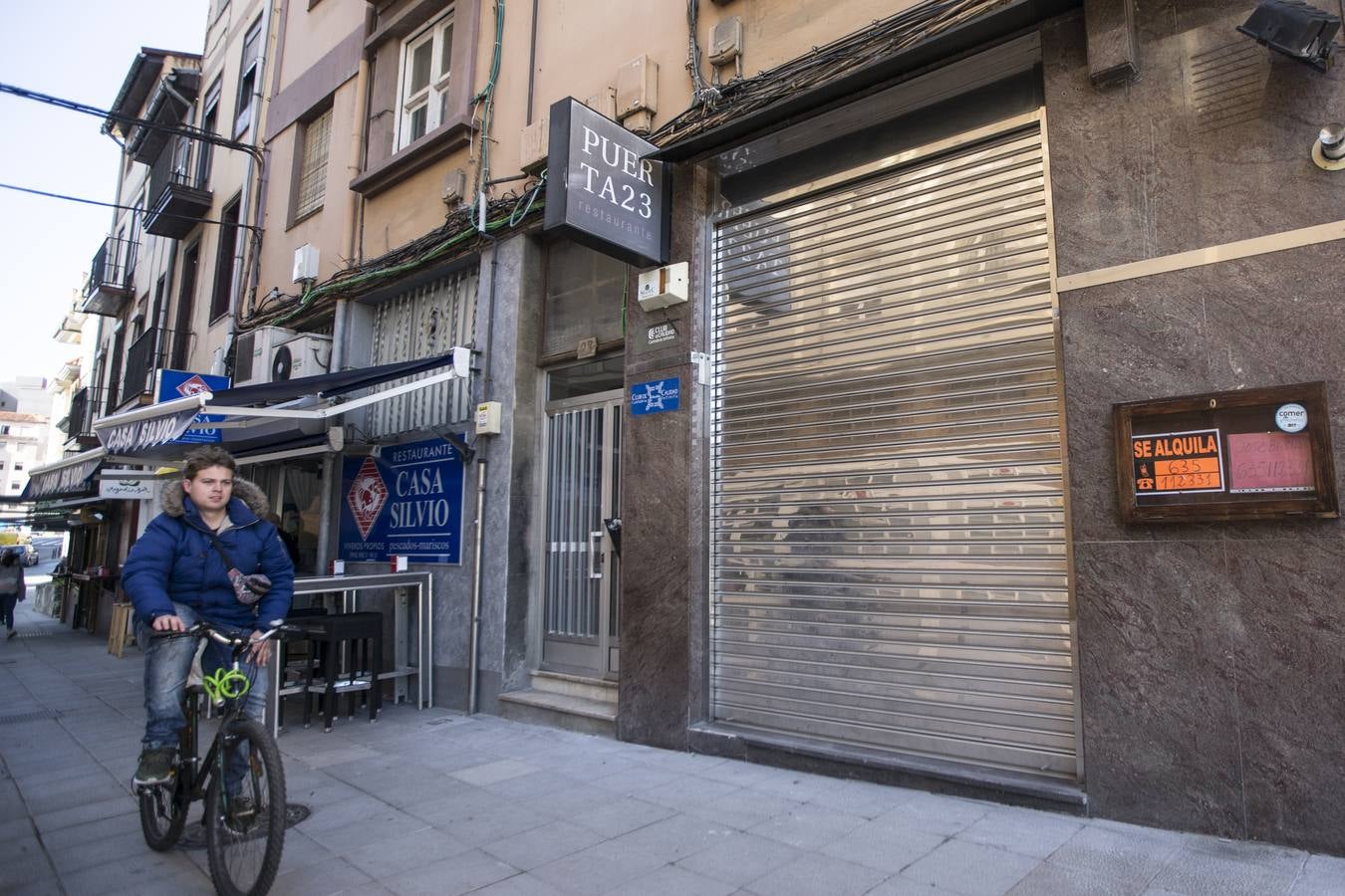 Fotos: Locales cerrados en el centro de Santander