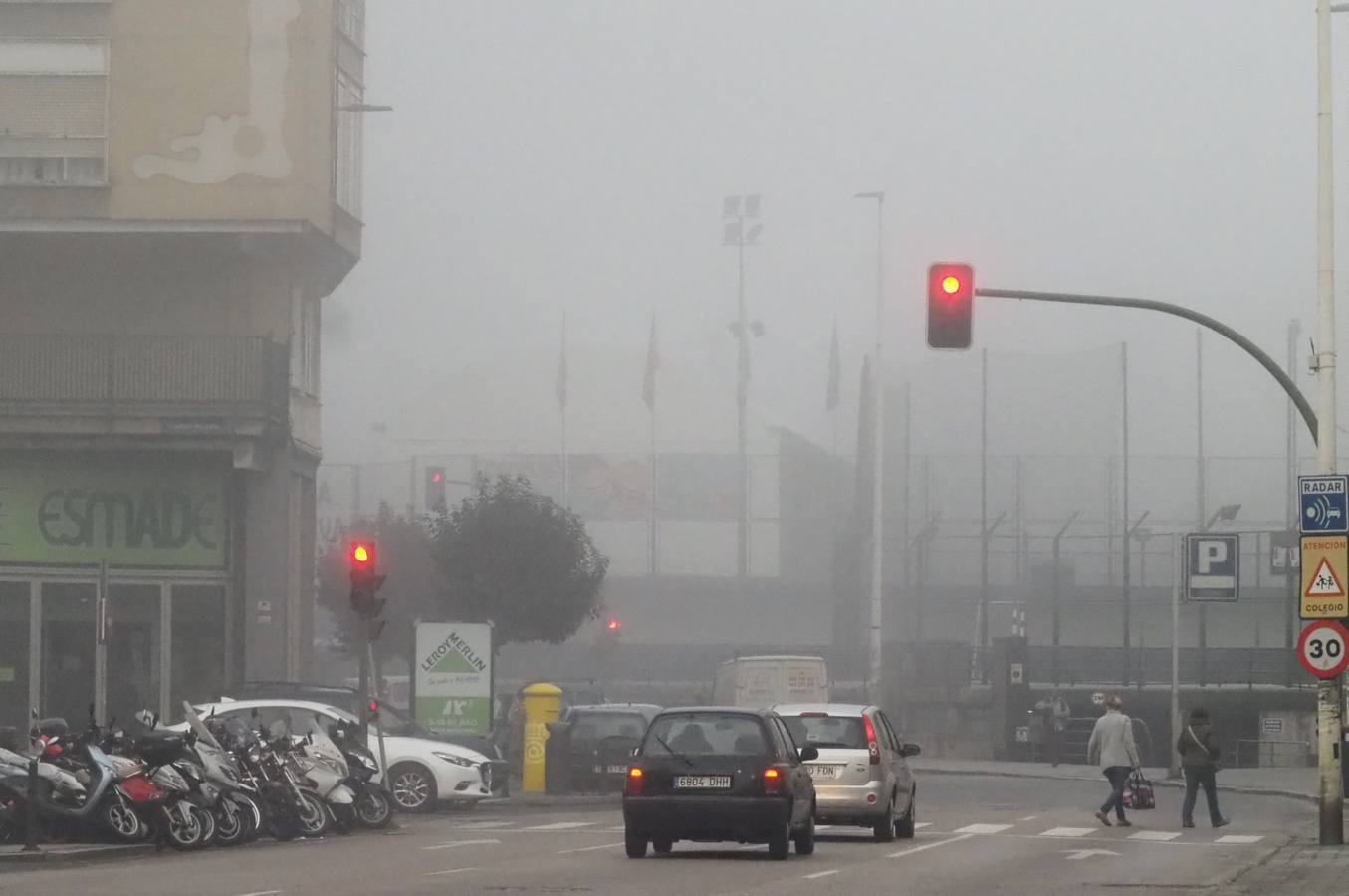 Fotos: Santander amanece tapada por la niebla