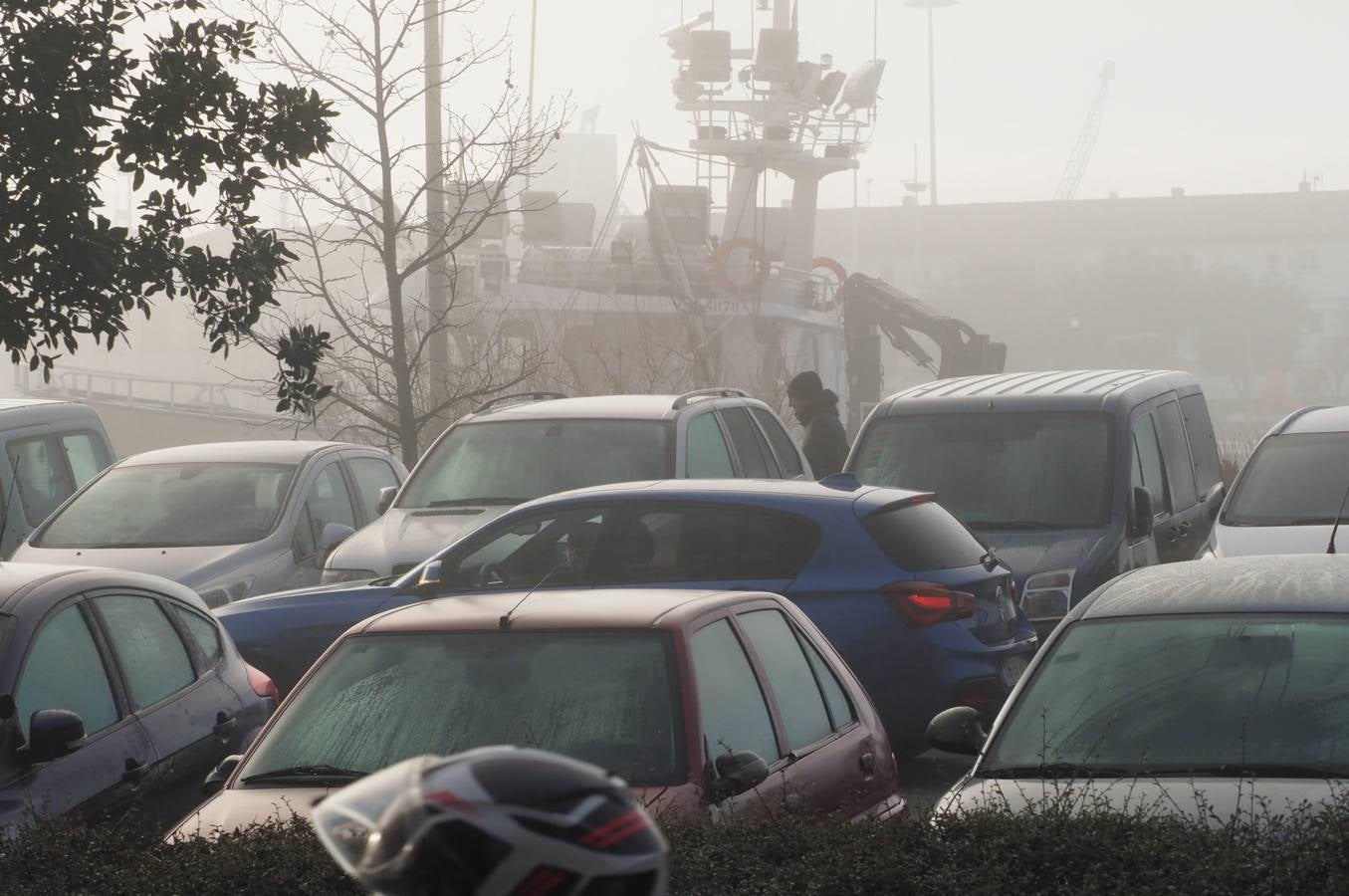 Fotos: Santander amanece tapada por la niebla