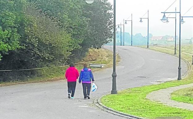 Los amplios viales, con sus aceras y luminarias es lo único que se llegó a construir del ambicioso proyecto urbanístico contemplado en Santa Marina. 