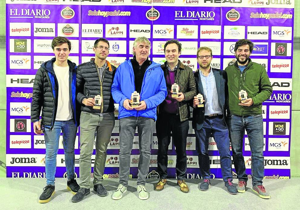 Campeones y subcampeones de Cuarta masculina. 