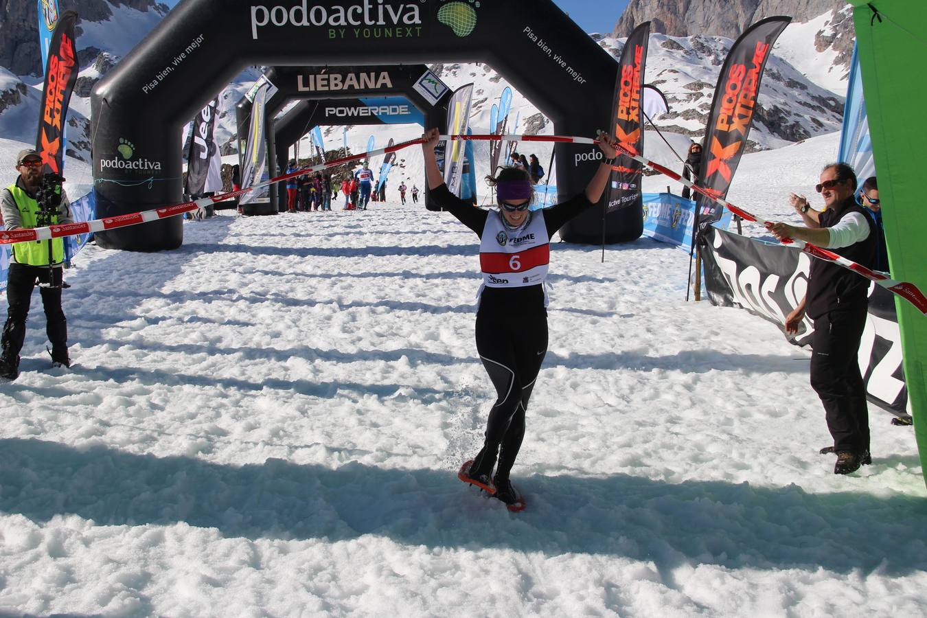 El campeonato de España de raquetas de nieve celebrado en los Picos de Europa volvió a ser un gran espectáculo.