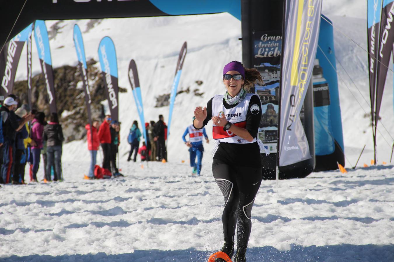 El campeonato de España de raquetas de nieve celebrado en los Picos de Europa volvió a ser un gran espectáculo.