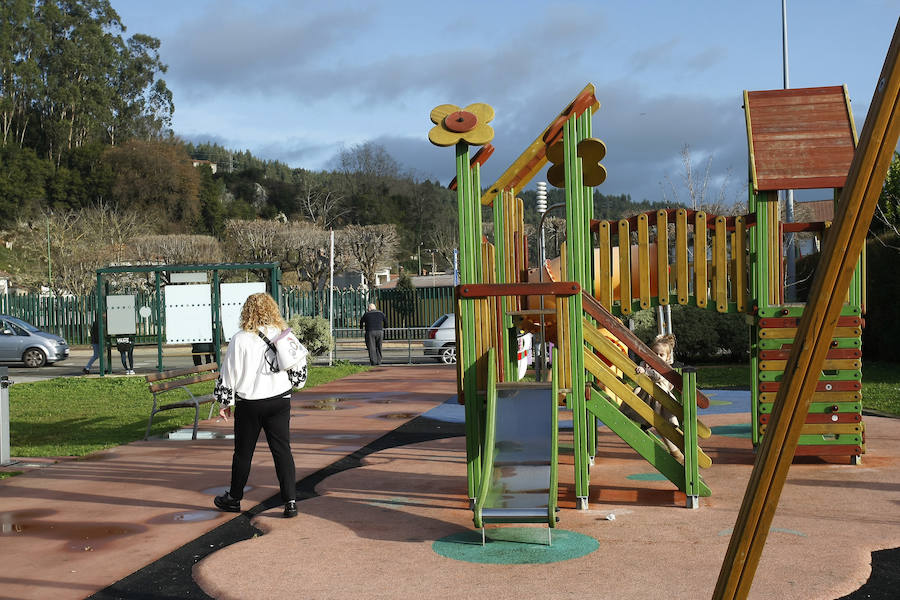 Ganzo es uno de los pueblos que más ha crecido y su parque ha iniciado el mismo camino para atender a las familias.