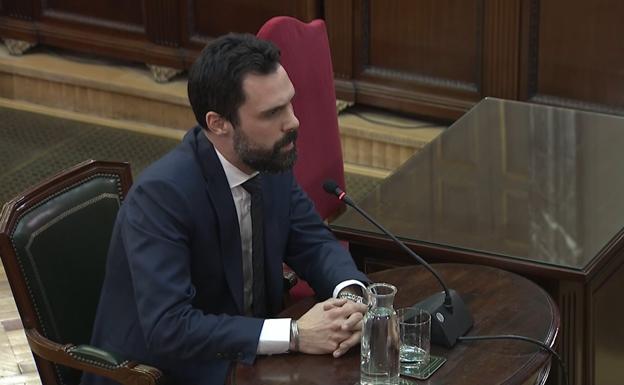 El president del Parlament de Cataluña, Roger Torrent.