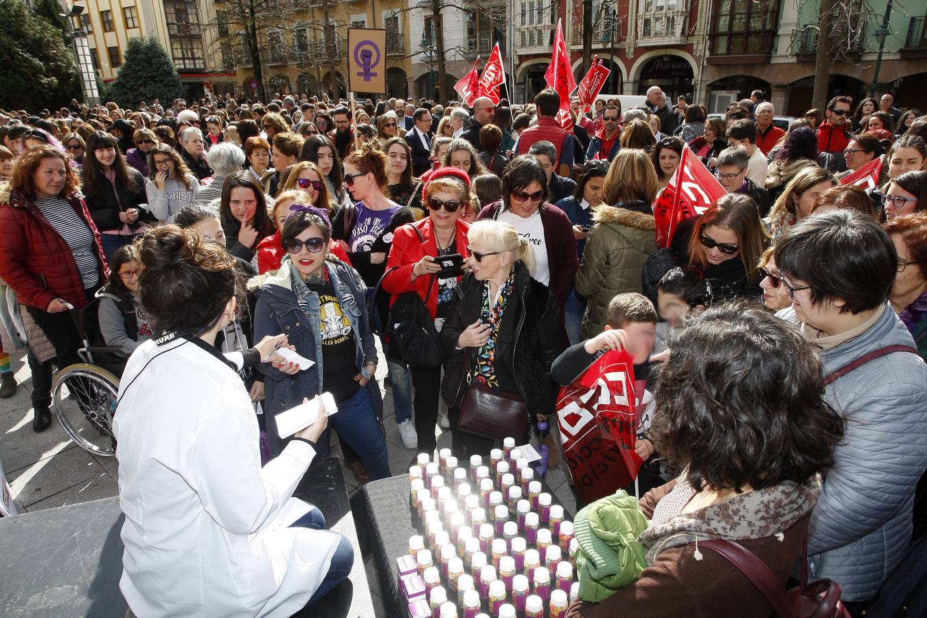 Pastillas contra el machismo en Torrelavega.