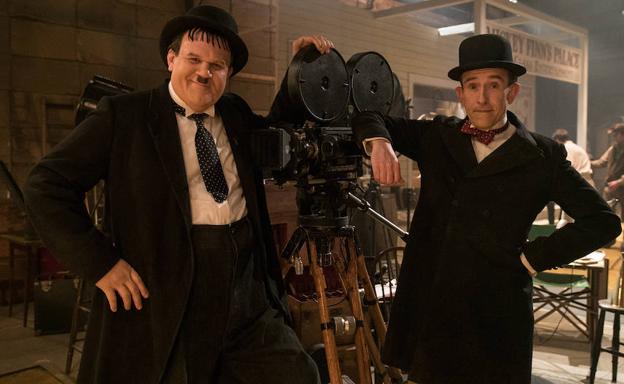 John C.Reilly y Steve Coogan en la piel de Stan Laurel y Oliver Hardy.