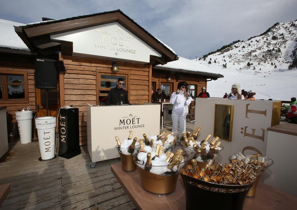 La terraza Moet Winter, una de las más exclusivas del centro