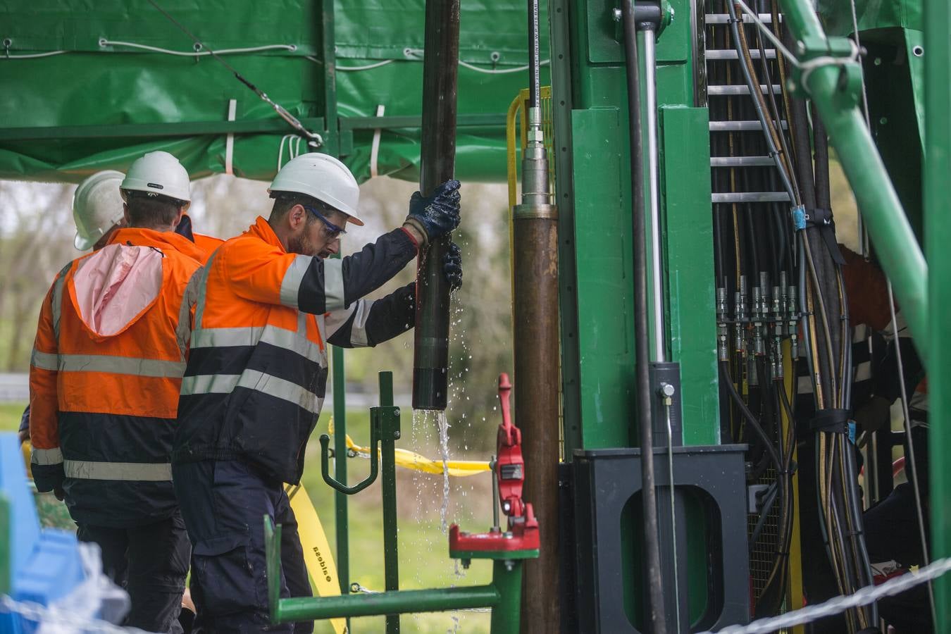 Fotos: Primeros sondeos de la mina de zinc del Besaya