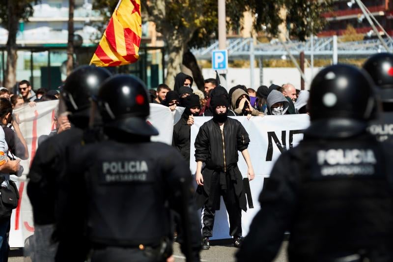 Fotos: Vox en Barcelona: Incidentes y varios detenidos independentistas